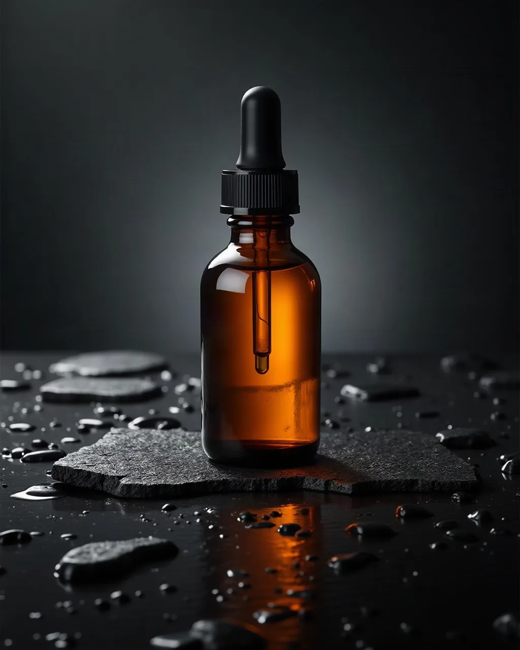 Static serum packshot used as the first frame of an AI-generated video
